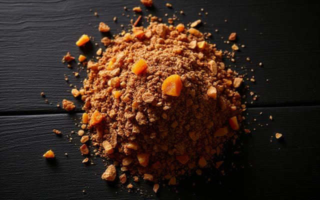 Palo Santo and Copal loose blend for charcoal burning, showing wood chips and resin pieces.